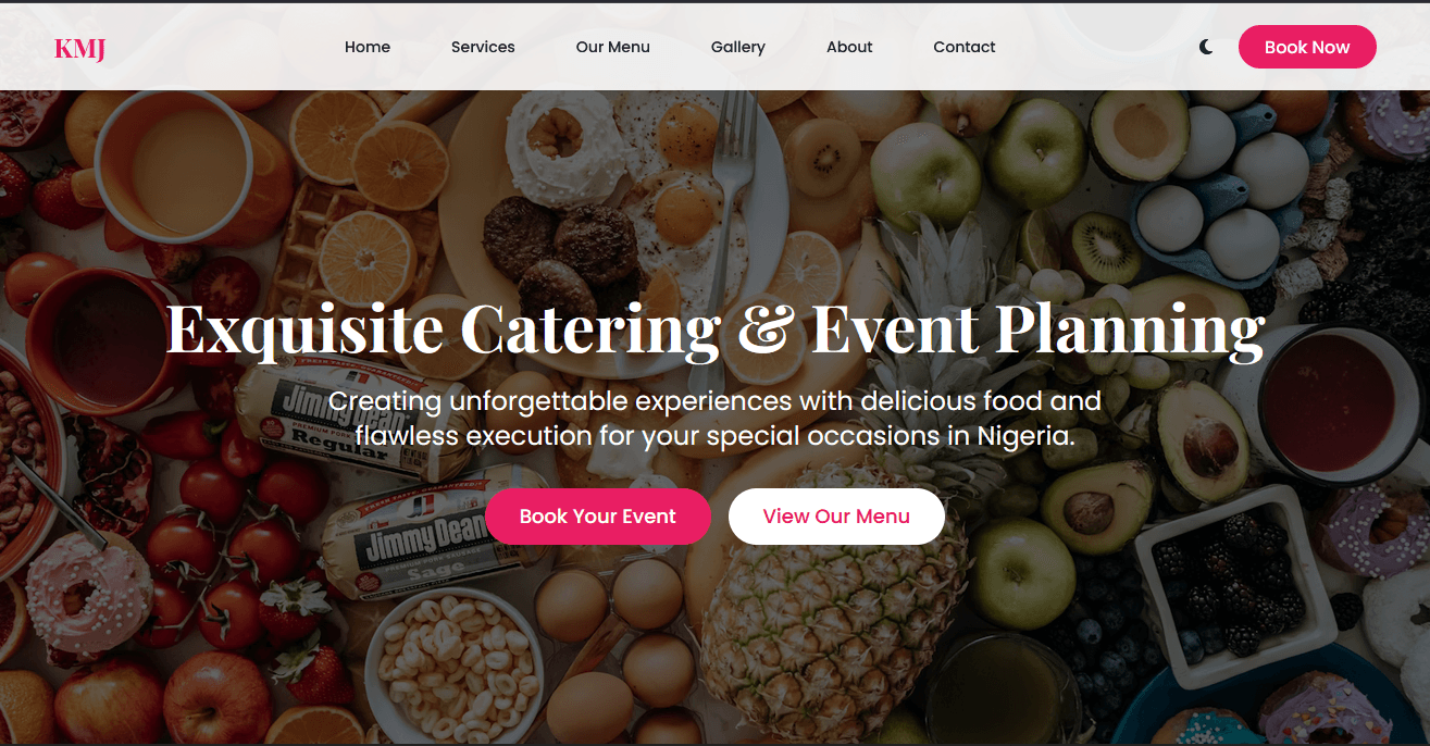 KMJ Catering & Events screenshot 1
